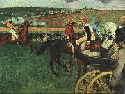 Edgar Degas At the Races oil painting picture wholesale